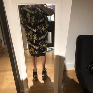 Zara Embroidered Shirt Dress